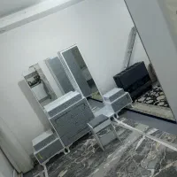 سرویس کامل کمد آرایشی و ۲عدد کمد کناره و کمدلباس