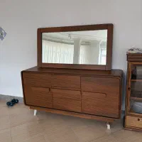 اینه کنسول چوبی