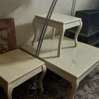 گل میز و آباژور کرم رنگ|مبلمان خانگی و میز عسلی|اهواز, سلطانمنش|دیوار