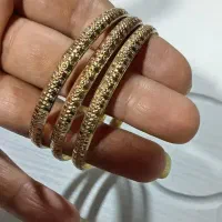 النگو طلا سایز دو تمیز تمیز همراه با فاکتور درحدنو