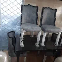 میز نهار خوری ۴ نفره پارچه