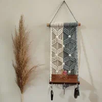 جاکلیدی شلف دار مکرومه