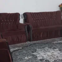 فروش مُبل ۷ نفره با چوب نراد|مبلمان خانگی و میز عسلی|قرق, |دیوار