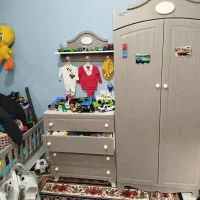 ست کمد دراور و تخت کودک