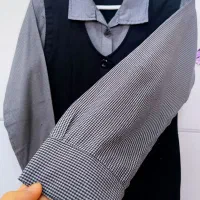 لباس فرم مانتو شلوار مقنعه مدرسه سرمه سایز ۳۴ تا۴۰|لباس|مشهد, شهید مطهری|دیوار