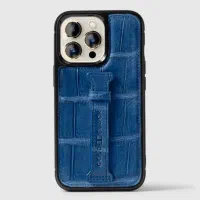 قاب چرم طبیعی 100% کروکودیل برای ایفون 13 پرومکس