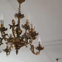 لوستر برنجی|لوستر و چراغ آویز|اراک, |دیوار