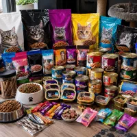انواع غذای نرم گربه پوچ و بستنی و مارتا
