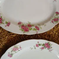 تعدادی ظروف گل سرخی قدیمی موجود است|ظروف سرو و پذیرایی|تهران, شهرآرا|دیوار