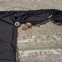 دوعدد پرده قهوه ای سالم درحد|پرده، رانر، رومیزی|تهران, اتابک|دیوار