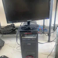 کامپیوتر کیس با مانیتور led 19 سامسونگ و h81-mc i3