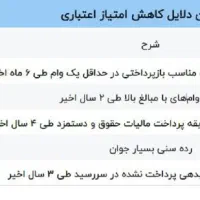 اعتبار سنجی آنلاین در چند دقیقه