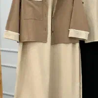 کت سارافون کرم قهوه ای