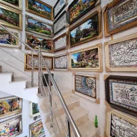 تابلو طرح پاییزی کر 7709 پی وی سی کار تهران