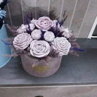 باکس شمع جاودان|گل مصنوعی|قم, انسجام|دیوار