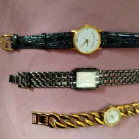 سه عدد ساعت مچی زنانه سالم فقط باتری میخوان