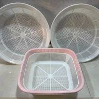 سه عدد سبد پلاستیکی بزرگ آشپزخانه