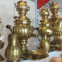 پخش عمده و تکی سماور ذغالی آنتیک برنج و متعلقات|صنایع دستی و سایر لوازم تزئینی|ارومیه, |دیوار