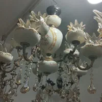 لوستر چینی برنزی ۵شاخه ۱۰ شعله