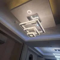 لوستر الماس. کهکشانی مربع کد ۴۱۳۹. AC light|لوستر و چراغ آویز|تهران, سنگلج (شاپور)|دیوار