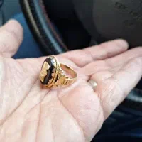 انگشتر طلا مردانه دست ساز سفارشی تک