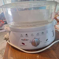 بخارپز بزرگ ۳ طبقه و تابه مارک دسینی|حراج|شیراز, ارم|دیوار