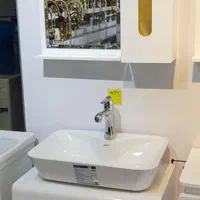روشویی کابینتی فول ست سفید طلا