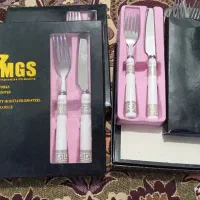 چاقو و چنگال سرامیکی مجلسی کاملاً نو
