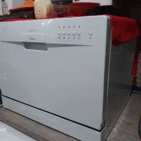 ماشین ظرفشویی برند مدیا ۶ نفره رومیزی تمیز و سالم