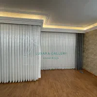 انواع پرده دستی برقی تور و حریر زبرا فلزی شید چاپی|پرده، رانر، رومیزی|مشهد, عامل|دیوار