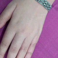 دستبند نقره شبکه ای با نگین کاری مارکازیت|جواهرات|تهران, خانی آباد نو شمالی|دیوار