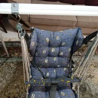 تاب ریلکسی کودک همراه با پایه فلزی|اسباب و اثاث بچه|بندر کنگان, |دیوار