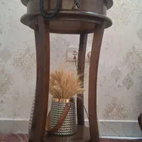 میز تلفن تمام چوب