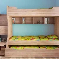 تخت خواب(سرویس خواب)دوطبقه نوجوان|تخت و سرویس خواب|تبریز, |دیوار