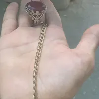 انگشتر نقر سنگ یاقوت اصل رکاب بزرگ
