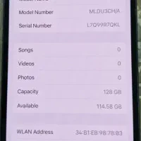 اپل iPhone 13 با حافظهٔ ۱۲۸ گیگابایت و۶ماه گارانتی|موبایل|ری, دولت‌آباد|دیوار