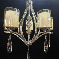غنچه ۳ گوی کریستال ۵ شاخه با چک دو ماهه