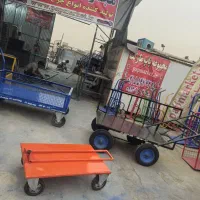 گاری دستی تاشو چهار چرخ حمل بار از تولیدی(جمع شو)