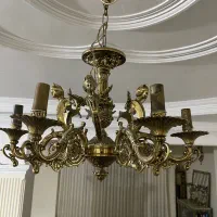 لوستر برنزی 8 و6 شاخه