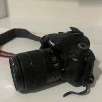 فروش دوربین Canon 80D + لنز 18-135mm|دوربین عکاسی و فیلم‌برداری|شیراز, شهرک گلستان|دیوار