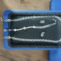 نیم ست بدلیجات به همراه گوشواره