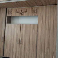 کمد دیواری همراه تخت ۲نفره تاشو