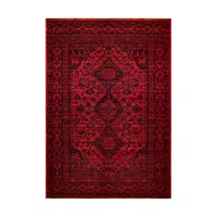 فرش قسطی 12و9و6 متری کناره سنتی قرمز لاکی وینتیج|فرش|تهران, جمهوری|دیوار