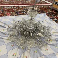 لوستر کریستالی زیبا ۲۰ شاخه درحد نو