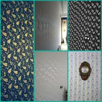 نقاشی ساختمان نقاشی طرح کاغذ دیواری|خدمات پیشه و مهارت|کامیاران, |دیوار