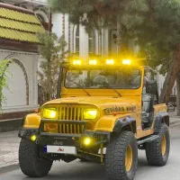 جیپ صحرا موتور بزرگ در حد