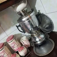 سه عدد عسلی و سماور *نونو*|مبلمان خانگی و میز عسلی|کرمانشاه, |دیوار