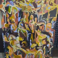 تابلو نقاشی انتزاعی