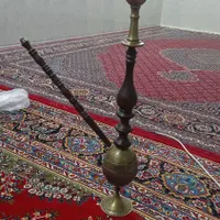 قلیون  قدیمی  عتیقه ای  سر حال|کلکسیون اشیاء عتیقه|دورود, |دیوار