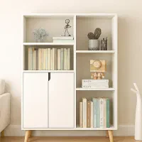 کتابخانه‌ مینیمال و پینترستی|کتابخانه، شلف، قفسه‌های دیواری|تهران, جمال‌زاده|دیوار